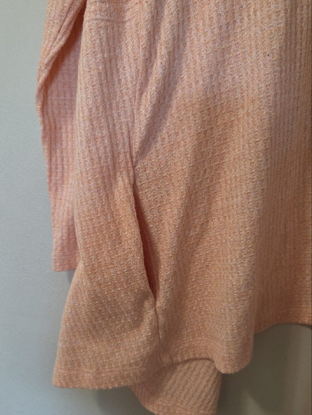 Ricki's Light Pink Open-Front Ruffle-Trim Cardigan - Picture 3 of 4